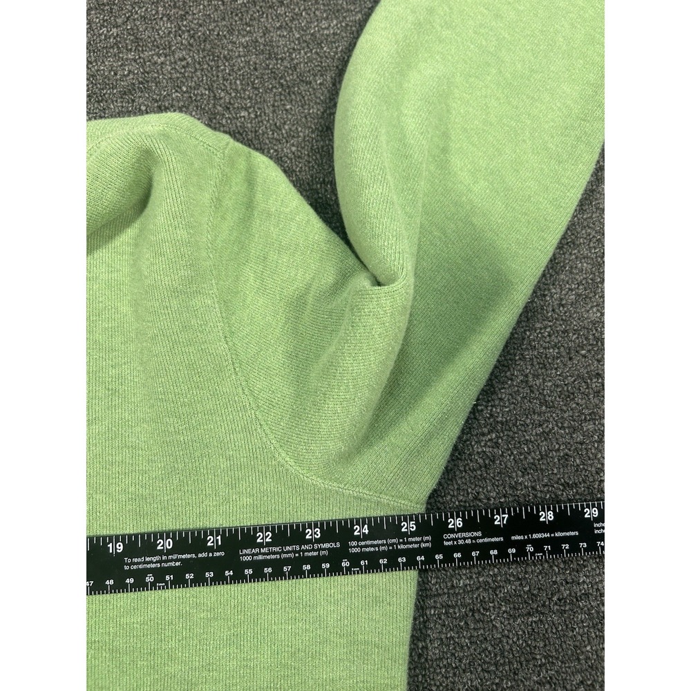Polo Ralph Lauren 1/4 Zip Sweater‎ Men's XL Green Preppy Pony Cotton Long Sleeve - Picture 7 of 7